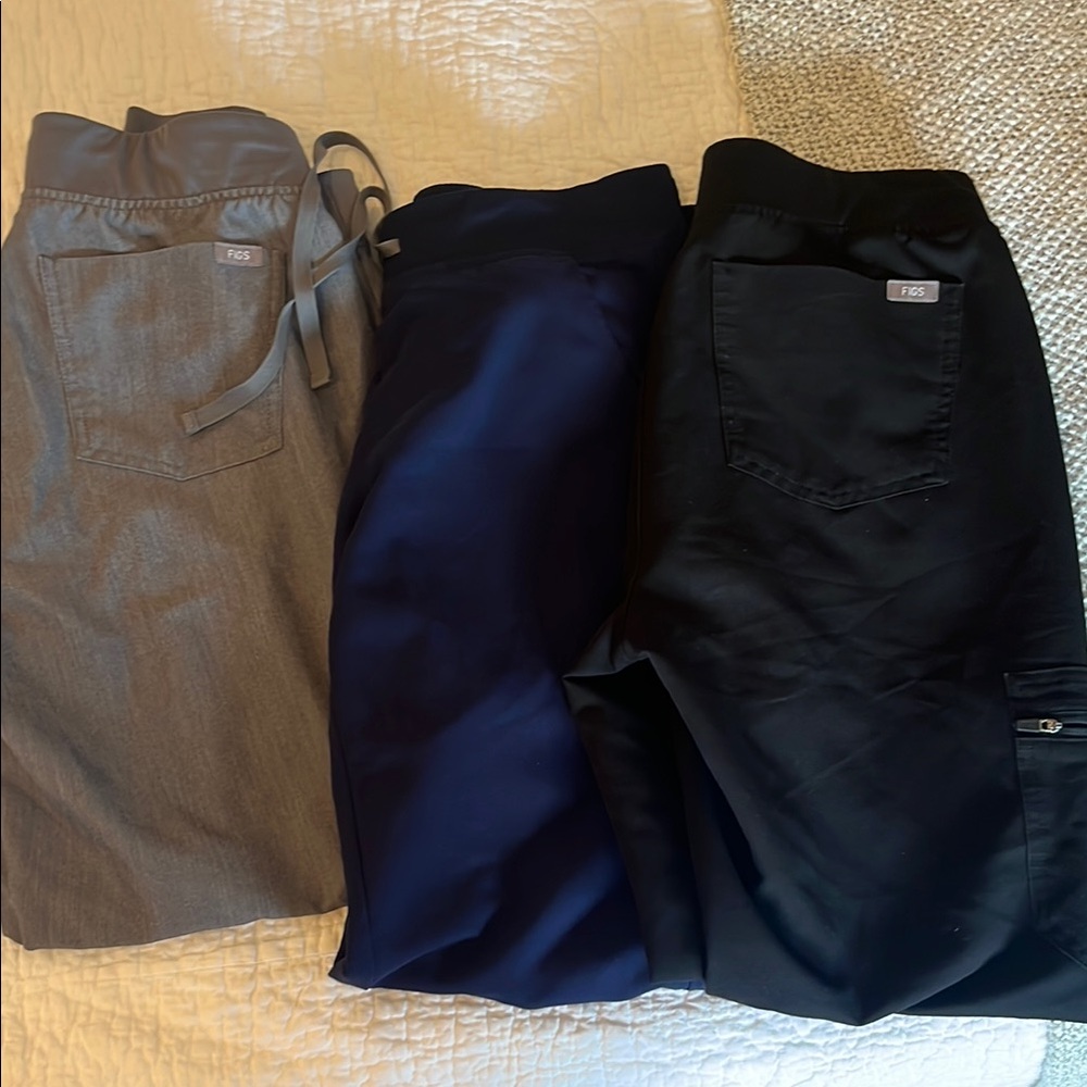 Figs Track Pants set of two- Navy and Black